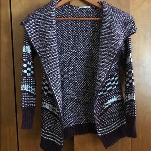 Maroon Cardigan Sweater